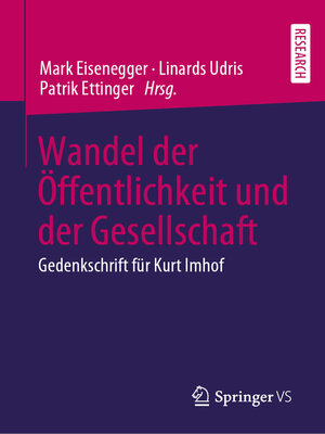 cover image of Wandel der Öffentlichkeit und der Gesellschaft